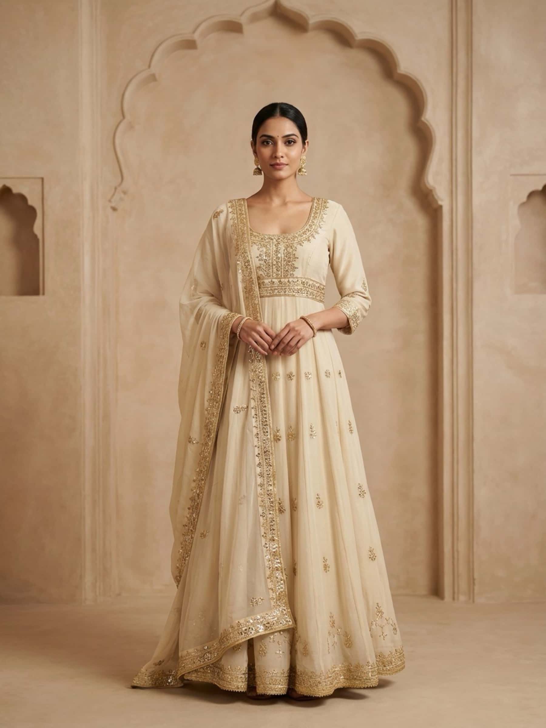 Ethereal Gota Anarkali