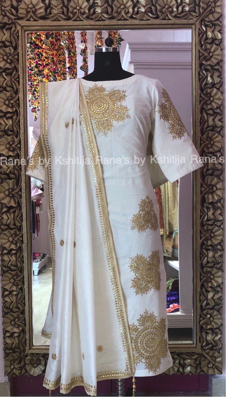Virtuous White Salwar Suit